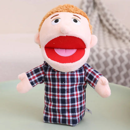 Kids Plush Hand Puppet Set - 28-33cm Role Play Toys for Bedtime Stories, Family Activities & Creative Learning