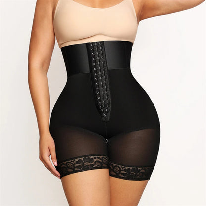 Women’s High Waist Body Shaper Panties — Butt Lifter Slimming Shapewear BBL Shorts with Tummy Control