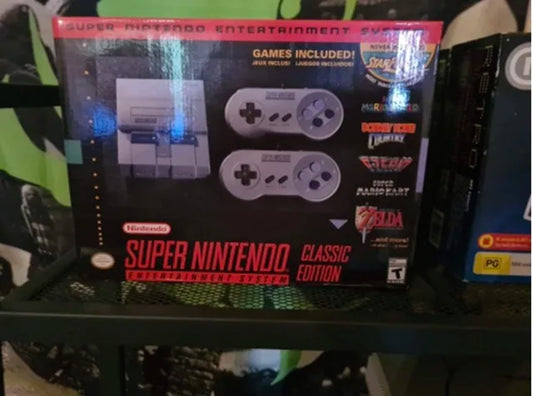 Super HD Output SNES Retro Classic Handheld Game Player – HDMI-Compatible TV Mini Console with 21 Built-in Games