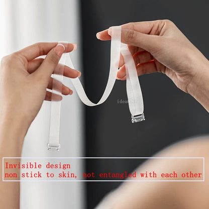 Reusable Silicone Sticky Bra - Backless Strapless Push-Up Wedding Lingerie with Invisible Nipple Covers, E Cup