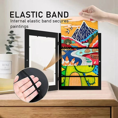 Kids Art Frames – Magnetic Front Open Display for Posters, Photos, Drawings, and Paintings, Home Decor Frametory