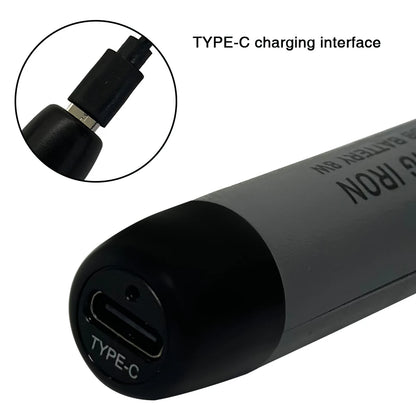 Portable USB Mini Soldering Iron Kit with Type-C Interface, 800mAh Battery, and Adjustable Temperature Control