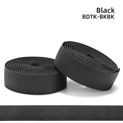ROCKBROS Bicycle Handlebar Tape – Non-Slip Shock-Absorbing Curved Bar Straps for Road Bikes
