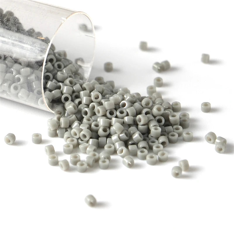 Miyuki Delica Seed Beads - 11/0 Glass Beads for DIY Jewelry, Bracelet Making & Craft Projects