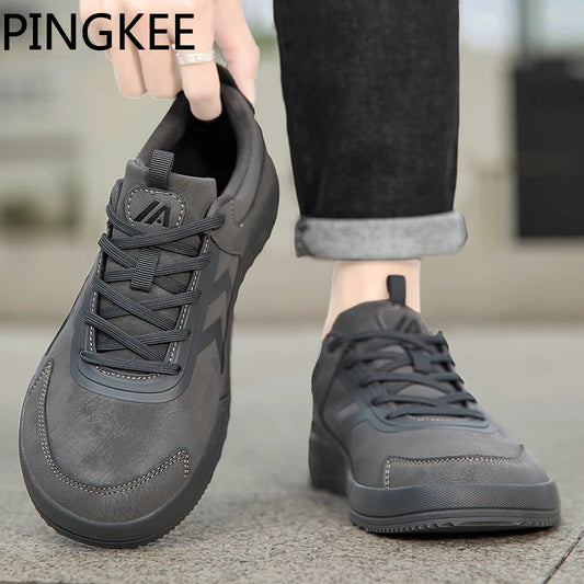 PINGKEE VENOCON Minimalist Barefoot Shoes – Wide Toe Box Winter Athletic Casual Sneakers & Boots for Men & Women