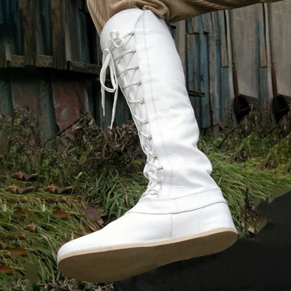 Medieval Cosplay Leather Boots - Retro Princess Prince Knight Gothic Halloween Carnival Shoes