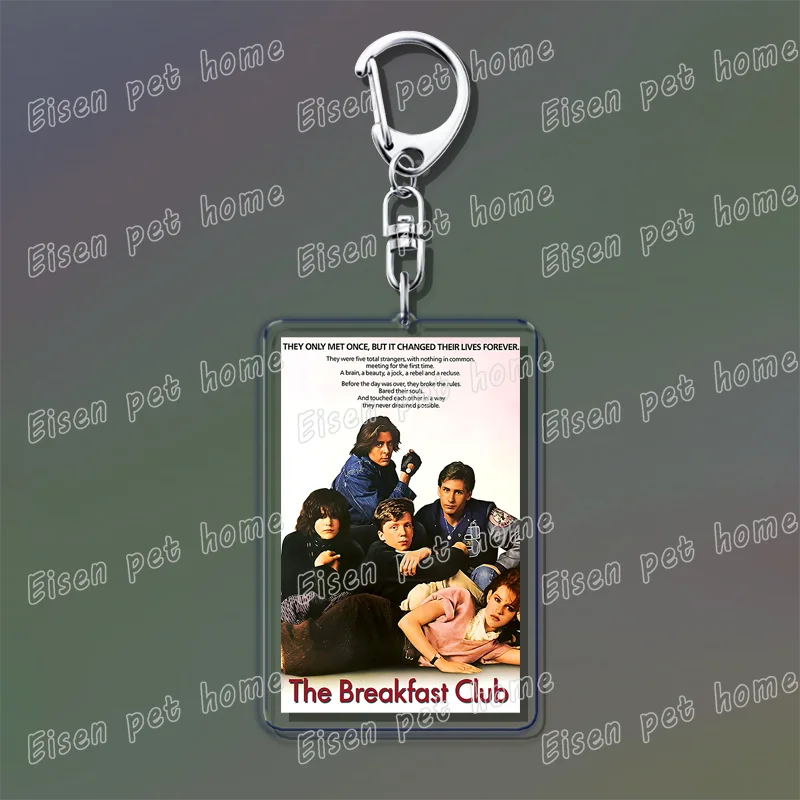 Classic Movie Keychains – Jaws, Fight Club, Avatar Pendant Key Rings for Bags & Fan Gifts