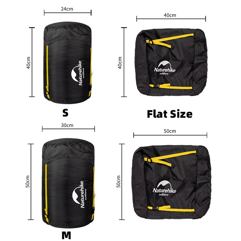 Naturehike Compression Bag for 3-4kg Sleeping Bag - Splash-Proof, Multifunctional Camping & Travel Storage Sack