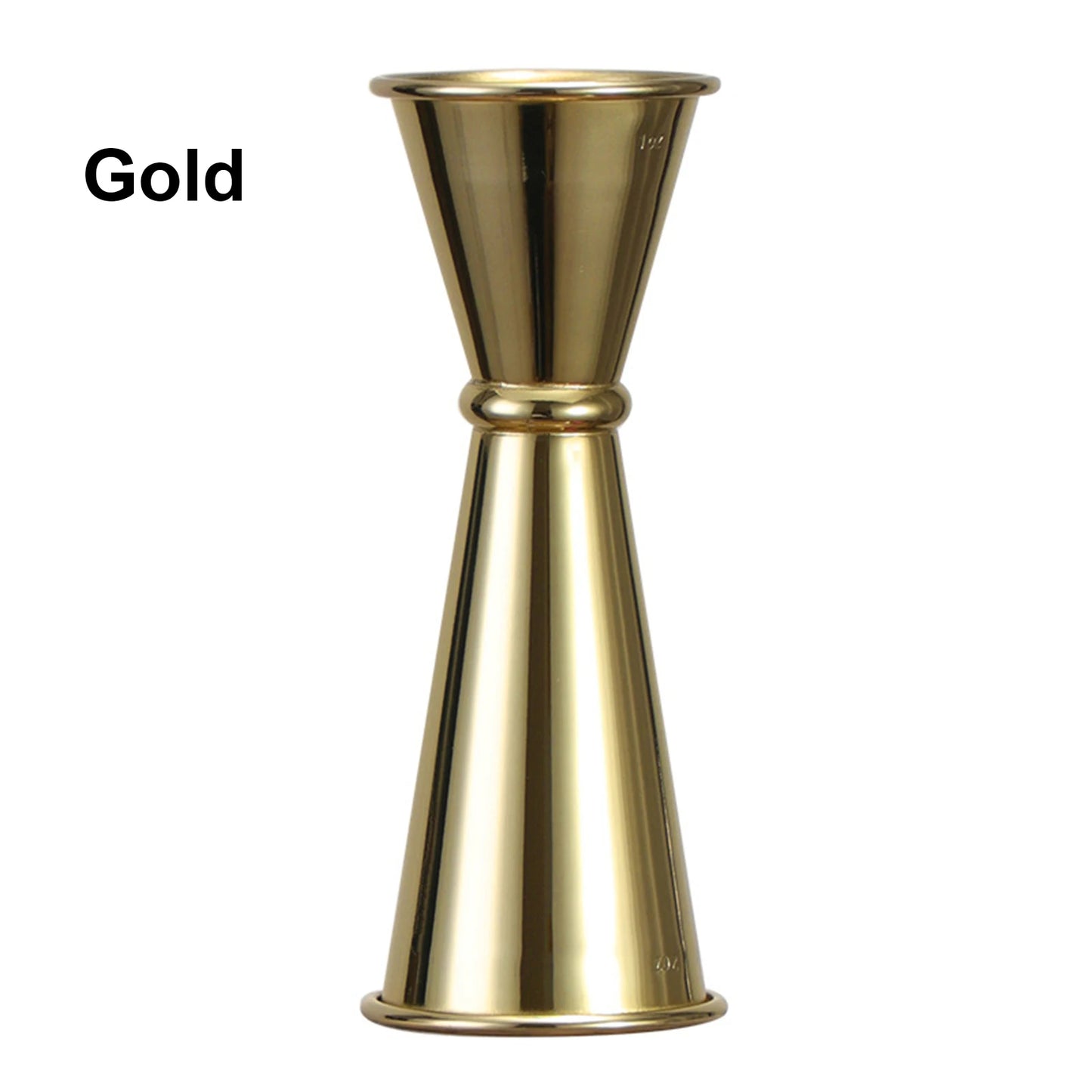 Double Cocktail Jigger — Stainless Steel Dual-Sided Measuring Cup with Internal Scale, Bar Tool