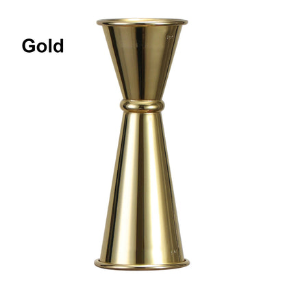 Double Cocktail Jigger — Stainless Steel Dual-Sided Measuring Cup with Internal Scale, Bar Tool