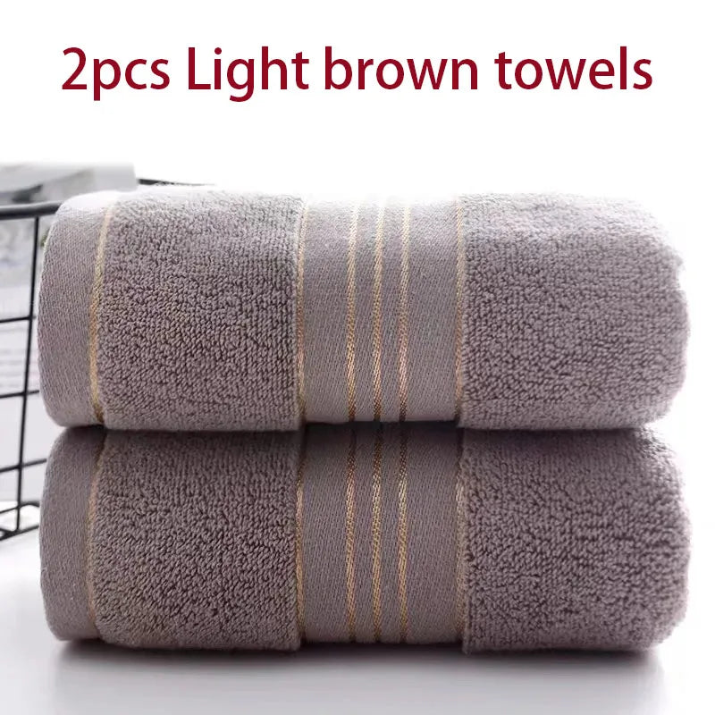 Thickened Pure Cotton Quick-Dry Absorbent Face Towel – Soft Hand Towel for Gym, Hotel & Home Bathroom