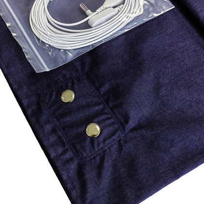 Earthing Floor Mat - Metallic Fiber Conductive Grounded Anti-ESD Radiation Protection Static Release Sheet for Faraday Cage
