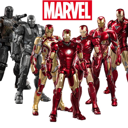 ZD Toys 7" Iron Man Action Figures – Joint Movable MK1 to MK50 Movie Collectible Dolls