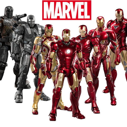 ZD Toys 7" Iron Man Action Figures – Joint Movable MK1 to MK50 Movie Collectible Dolls