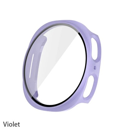 Samsung Galaxy Watch 8 Screen Protector Case – Full Coverage Tempered Glass & Scratch-Resistant Bumper Cover for 40mm/44mm Watch 8