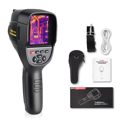 GW256 2024 Thermal Imaging Camera – Handheld Infrared Imager for Water Pipe Leaks & Electrical Power, 256x192 Resolution