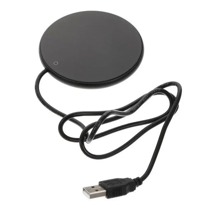 USB Mug Warmer – Electric Coffee & Tea Cup Heater Thermostatic Heating Coaster for Home & Office