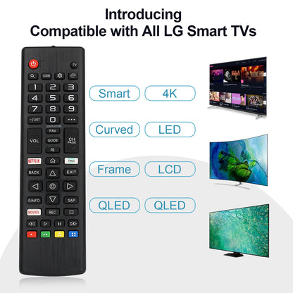 LG AKB75675304 TV Remote Control - Compatible with 32LM5620BPUA, 32LM570BPUA, 32LM620BPUA & 32LM630B TVs