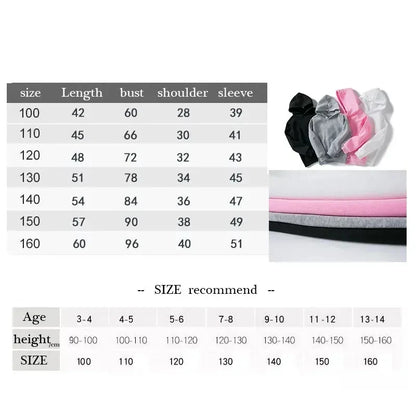 KPop Devil Hunter Printed Kids Hoodie – Autumn & Winter Warm Casual Sweatshirt for Boys & Girls