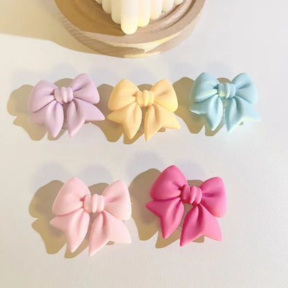 Cute Macaron Color Bow-Knot Smart Tok – Universal Phone Holder, Korean Style Grip Stand, Lazy Bracket for Smartphones