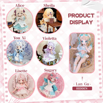 Wanmeng Sugary Girls 1/8Mjd Blind Box – Movable Doll Action Figure Collectible Toy Gift