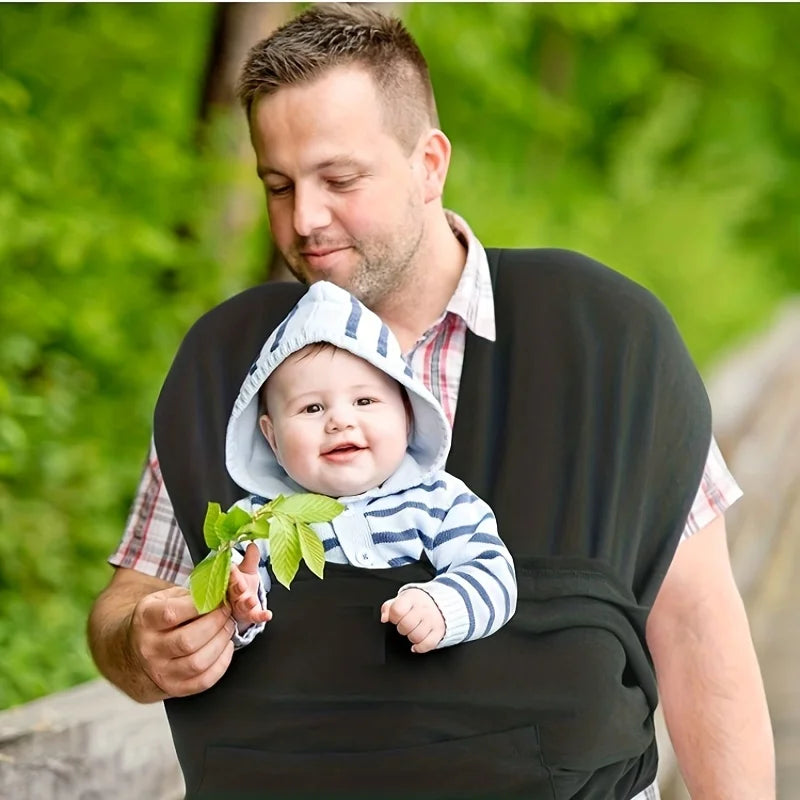 Stretchy Baby Wrap Carrier - Soft Infant Sling for Newborns & Toddlers Up to 41 lbs