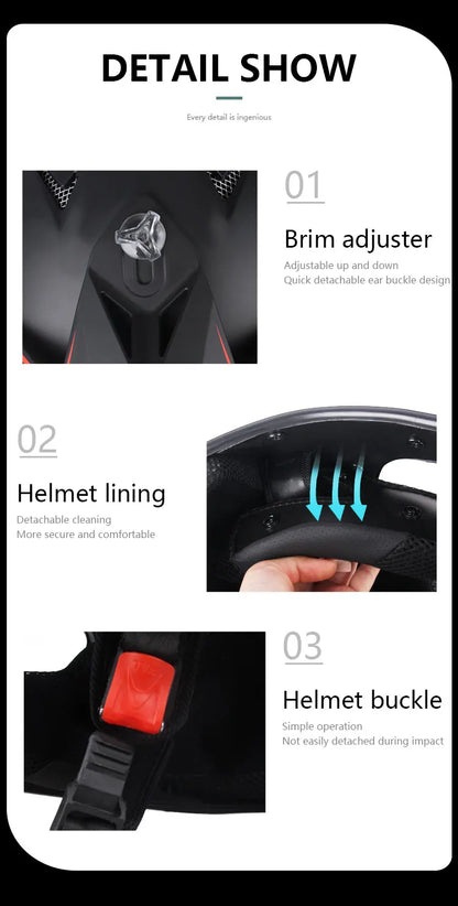 DOT Adult Motocross Helmet – Classic Off-Road Racing Casco for Men & Women, Enduro & Downhill Kask