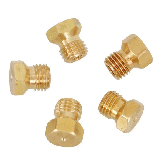 5-Piece Gas Burner Jet Conversion Kit - M6 x 0.75 LPG & Natural Gas Nozzles