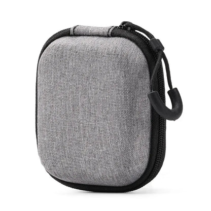 Portable Shockproof Headphone Case – Hard Shell Earphone Bag for Headset, Memory Card & USB Cable Storage
