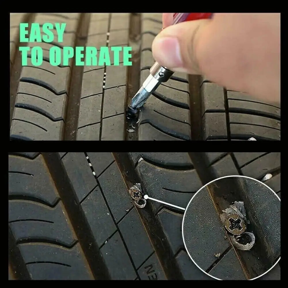 Vacuum Tyre Repair Nails | Tubeless Tire Puncture Repair Tools | Rubber & Metal Accessories for Car, Motorcycle, Truck, Scooter, Bike | 10/30Pcs