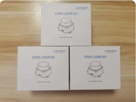 LDROBOT D500 360° Lidar Scanner — TOF Laser Radar 30000Lux, ROS1/ROS2 Compatible, Indoor & Outdoor Replacement for D300 Kit