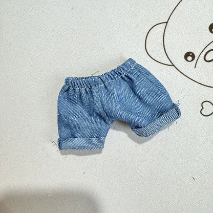 17cm Lovely Labubu Doll Clothes - First & Second Generation Supreme Clothing Set, Multi-Color Outfits