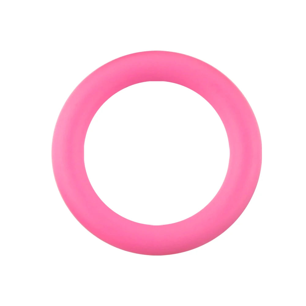 Kovict Silicone Ring Pendant Blanks - 65mm Round Printed Rings for DIY Jewelry & Craft Making