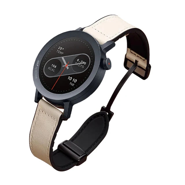Leather Silicone Magnetic Strap for CMF Watch Pro 2/3 — Wristband Bracelet Correa Belt for Nothing Watch Pro 2/3