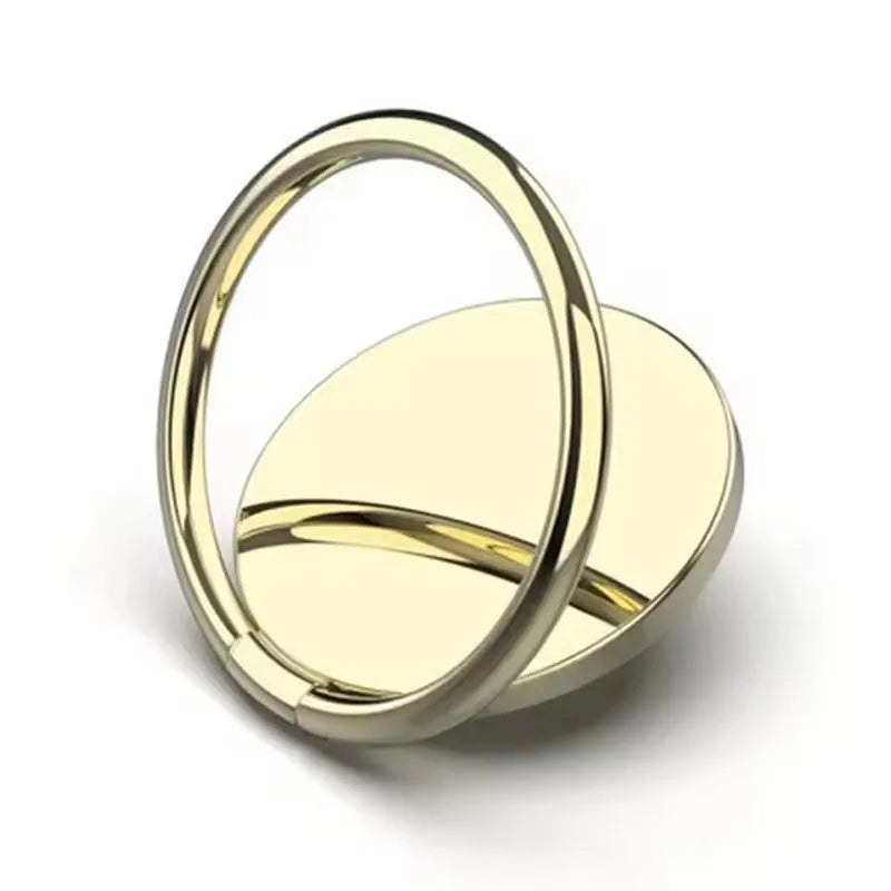 Universal Luxury 360° Rotatable Spin Phone Holder - Magnetic Metal Finger Ring Stand for iPhone & Smartphones
