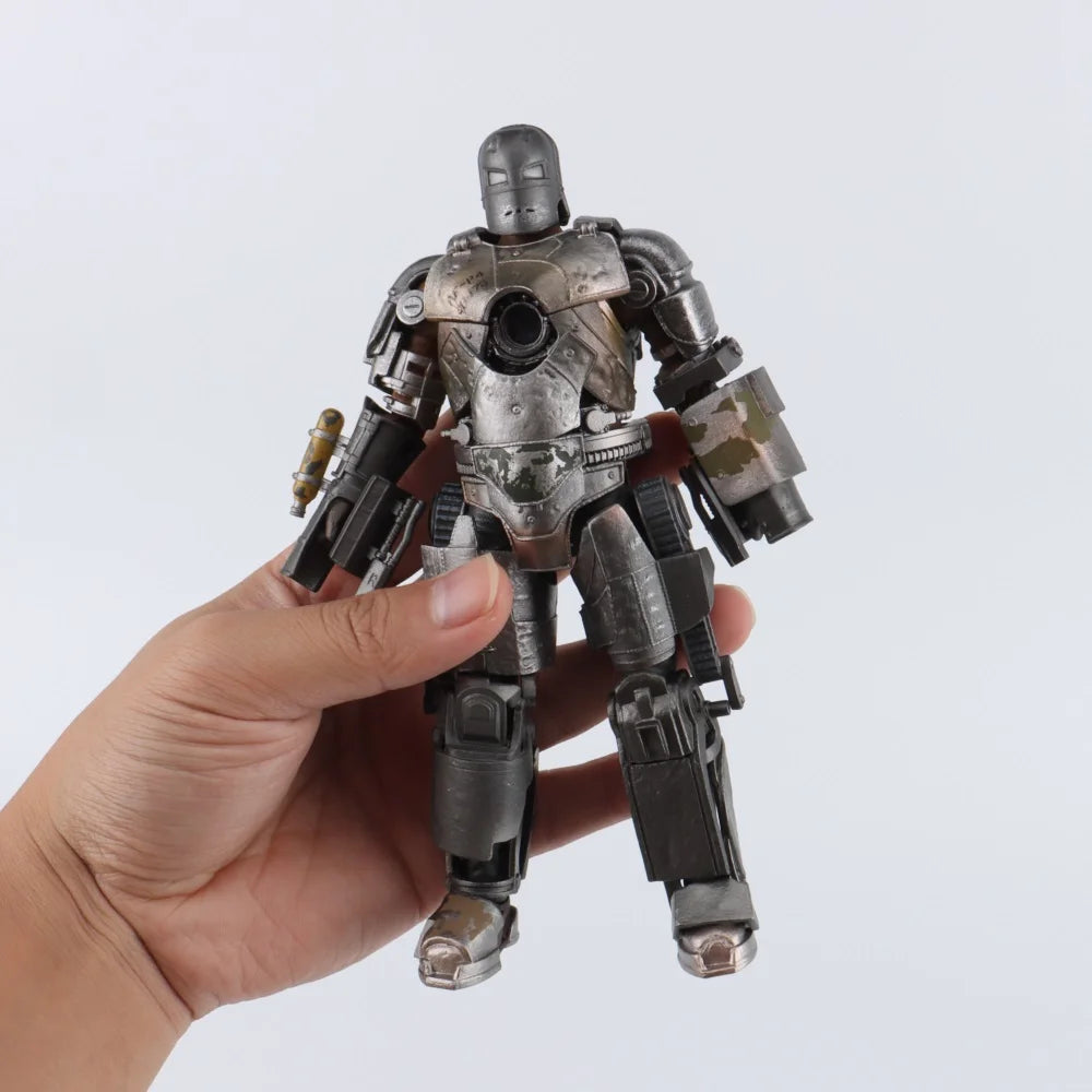 ZD Toys 7" Iron Man Action Figures – Joint Movable MK1 to MK50 Movie Collectible Dolls