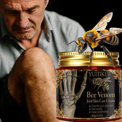 Bee Venom Joint Care Cream - Deep-Absorbing Skin Moisturizer for Daily Joint Area Care