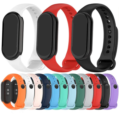Waterproof Silicone Sport Strap for Xiaomi Mi Band 9/8/NFC – Replacement Smart Bracelet Accessory