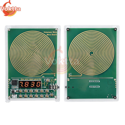 7.83Hz Schumann Wave Generator - Adjustable 0.01–100000Hz Sine Wave Resonator with 3.5mm Audio & USB Power