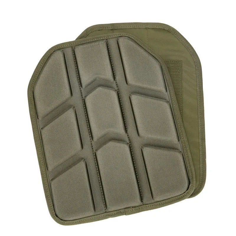 2-Pack Tactical Vest Pad Inserts: Removable Molded Cushions for Paintball Game & Plate Carrier Vests - 25x30cm