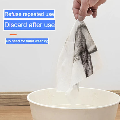 30/200 Pcs Dust Removal Paper Cloths | Disposable Electrostatic Mop Pads for Floor & Tile Cleaning | Household Cleaning Supplies