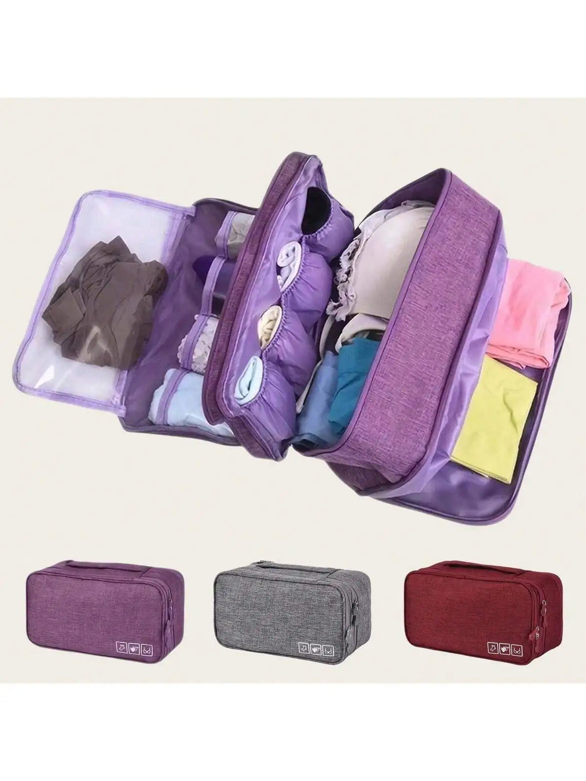 High-Quality Oxford Cloth Underwear Storage Bag – Travel Bra Organizer for Autumn and Winter