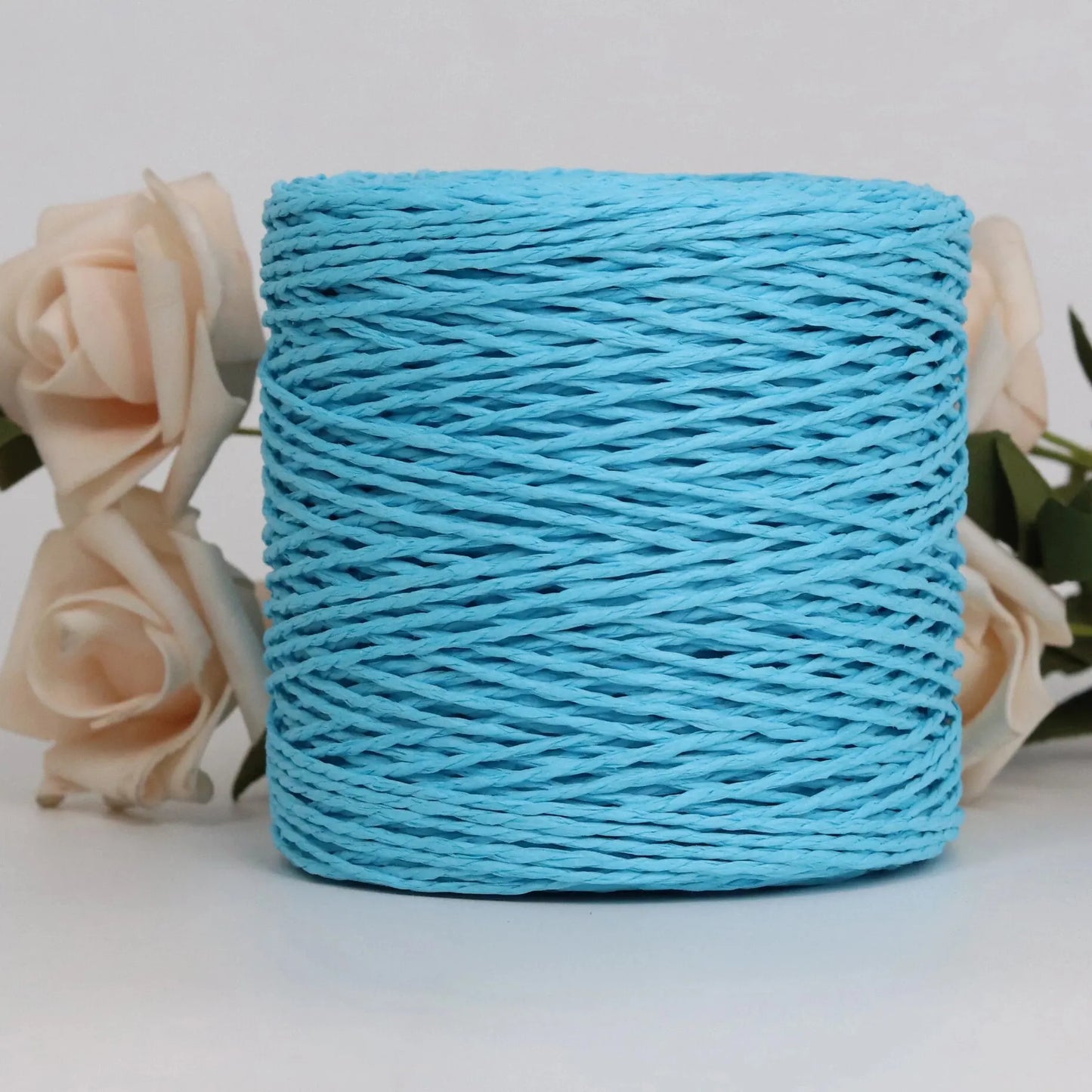 Raffia Straw Yarn - 100g Handmade Crochet Material for Summer Hats, Bags & DIY Handcraft Projects