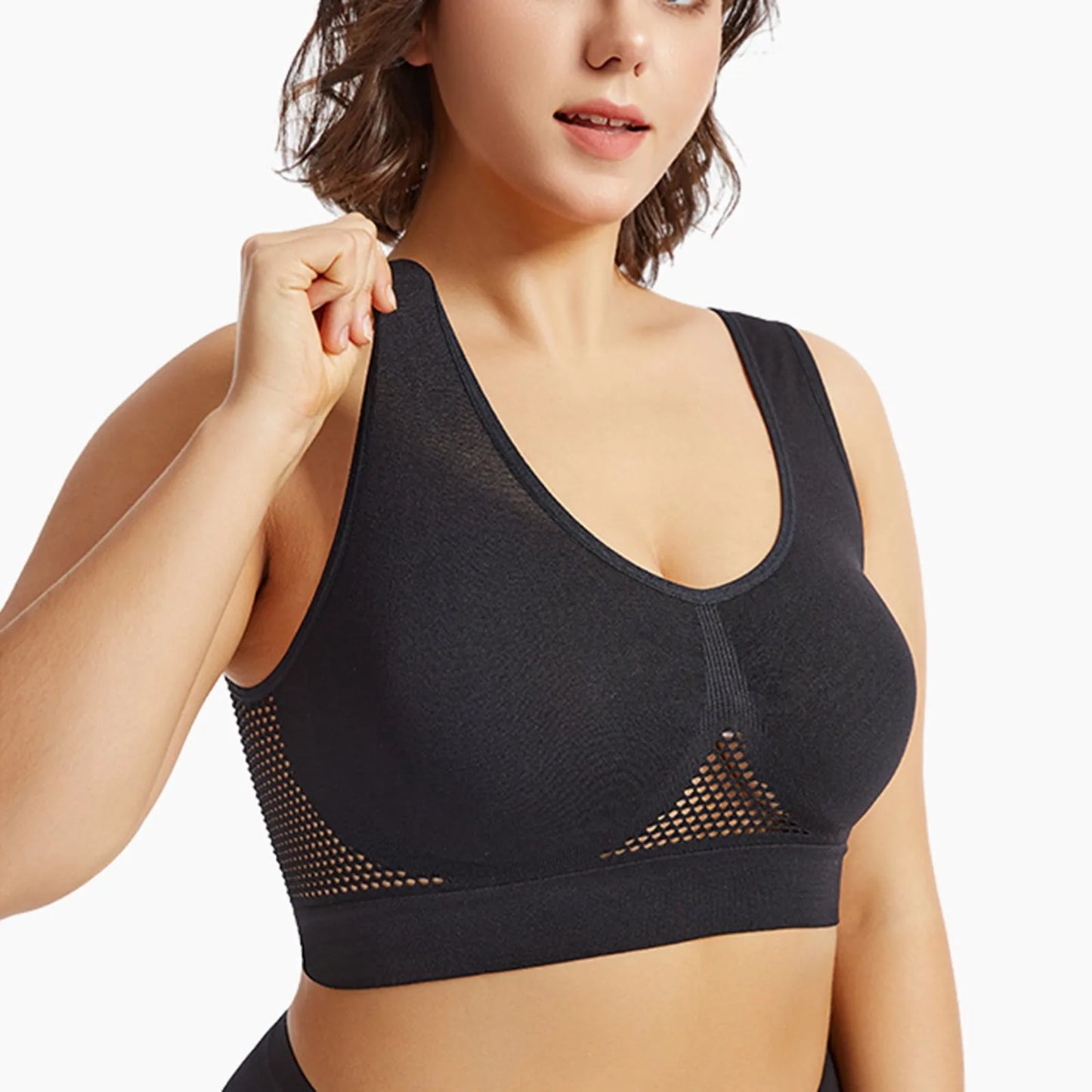 Women’s Shockproof Sports Bra — High-Support Running & Fitness Yoga Vest | Anti-Sag Soft Comfort