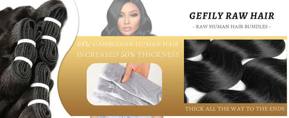 38 40 Inch Loose Body Wave Brazilian Hair Bundles – 1/3/4 PCS Water Wave Raw Human Hair Extensions, Black