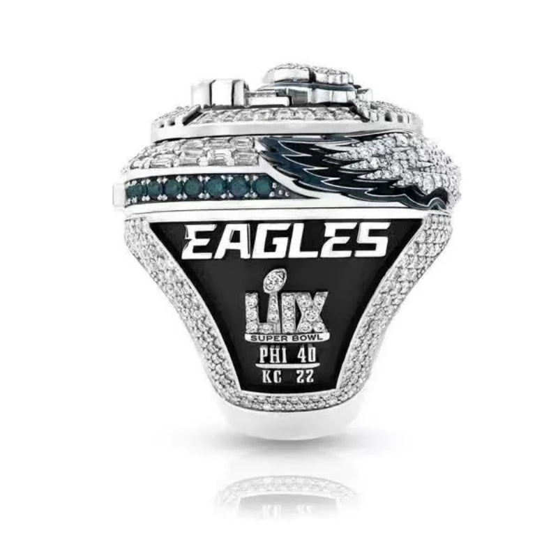 2025 Commemorative Stainless Steel Ring – Champion Rugby Gift for Boyfriend