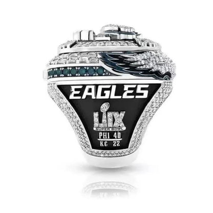 2025 Commemorative Stainless Steel Ring – Champion Rugby Gift for Boyfriend