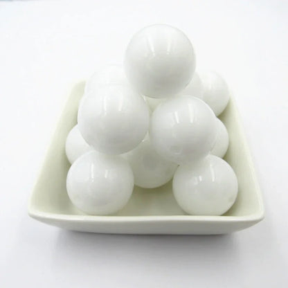 Acrylic Chunky Round Beads - 6mm to 20mm Solid Bubblegum Beads for DIY Handmade Jewelry & Craft Making