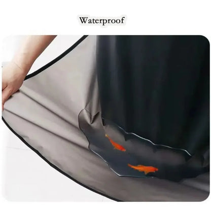 Waterproof PVC Kitchen Apron - Oil-Resistant, Dirt-Proof Cleaning and Household Work Apron in Black or Transparent Style