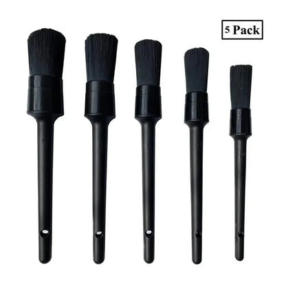 1/5x Car Detailing Brushes – Soft Auto Cleaning Brush for Wheels, Interior & Exterior Dust Removal